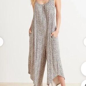 Z Supply Mini Leopard Jumpsuit sz S